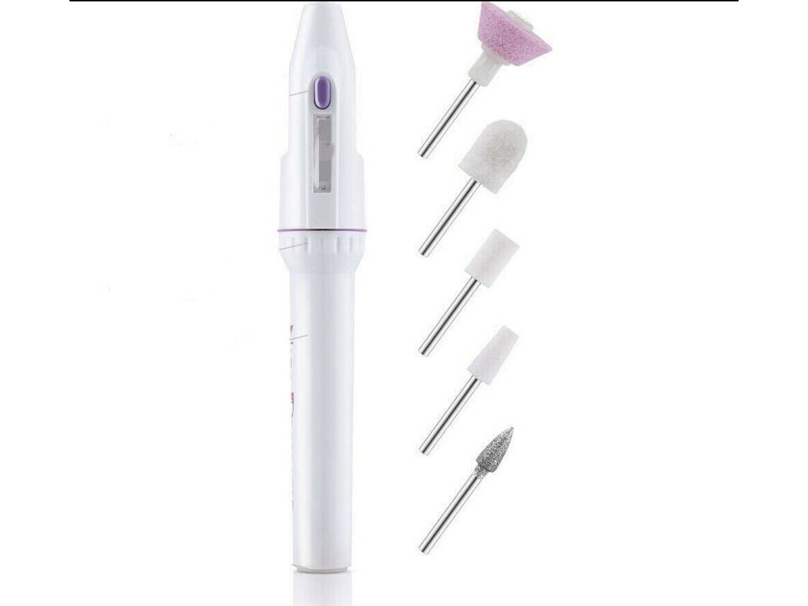 Set De Manicura Eléctrico, 4 Herramientas, Compacto, Fácil De Guardar