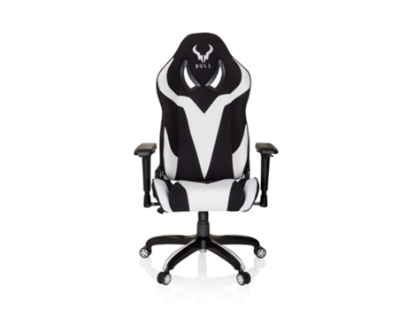 Silla Gaming HJH OFFICE Promoter (Hasta 120 kg - Elevador a Gas Clase 3 - Negro y Blanco)