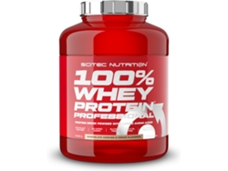 Proteína SCITEC NUTRITION 100 % Fórmula profesional mejorada sin azúcar (2,35 kg - Chocolate - Galleta)