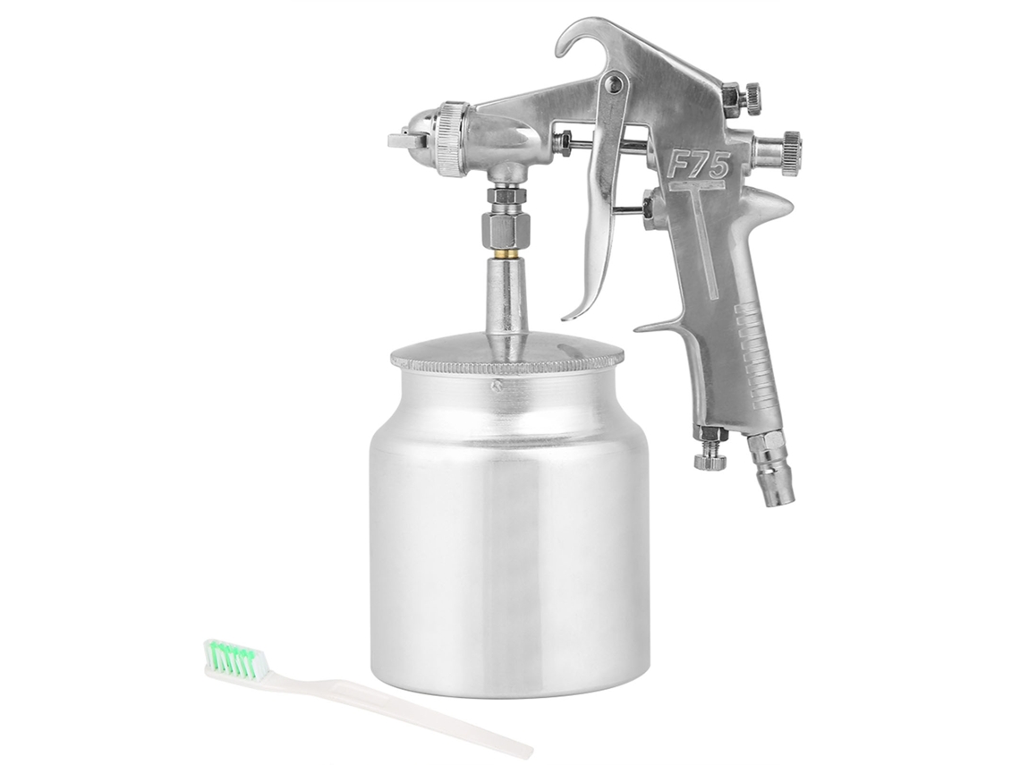 Pistola Neumática De Pintura Aérea Con Boquilla De 1,5 Mm Y Capacidad De 750 Ml, Modo De Succión.