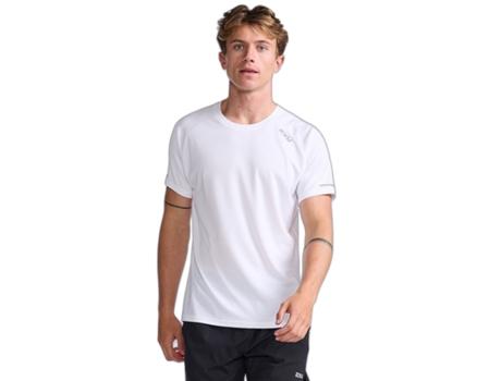 Camiseta de Hombre 2XU Aero Plateado (M)