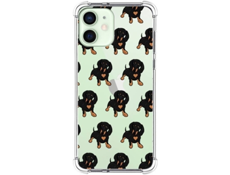 Carcasa iPhone 12 Mini (5.4) TUMUNDOSMARTPHONE Dibujos Antigolpes Perros 10 Multicolor