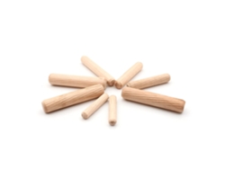 100pcs Espigas De Madera Caneladas Para Muebles Y Gabinetes Para Uso Doméstico E Profissional Com Acabamento Resistente