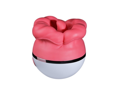 Vibrador de succión para lamer la lengua, masajeador de pezón del clítoris de silicona suave (rosa) YIZHOOD