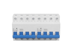 Yncm2026-interruptor De Transferencia De Doble Energía Manual Mini En Guide Rail Ac400v 4p+4p 6000a