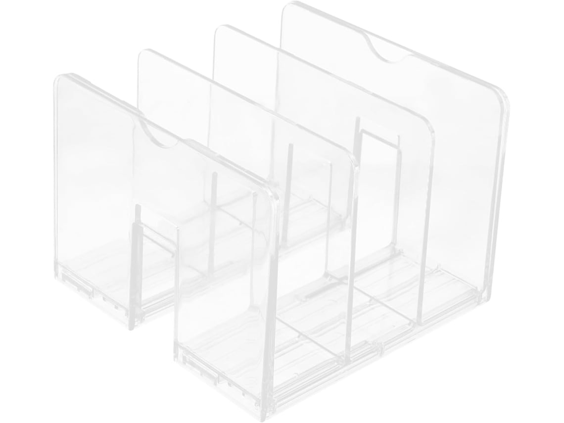 Organizador De Escritorio Transparente Para Archivos Y Estante De Almacenamiento Práctico Y Resistente.