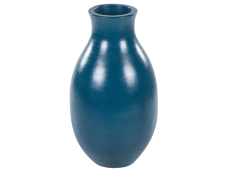 Terracota Jarrón decorativo 48 Azul BELIANI Stagira