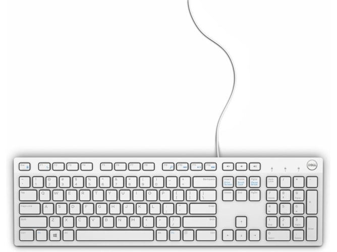 Teclado DELL KB216 (Con Cable - Layout Francés - Teclado Numérico)