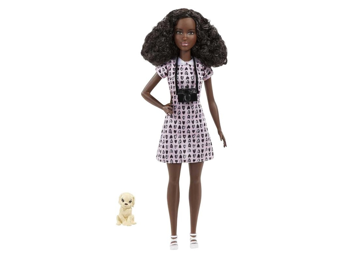 Muñeca Barbie edición tú puedes ser fotógrafa de mascotas Mattel HCN10