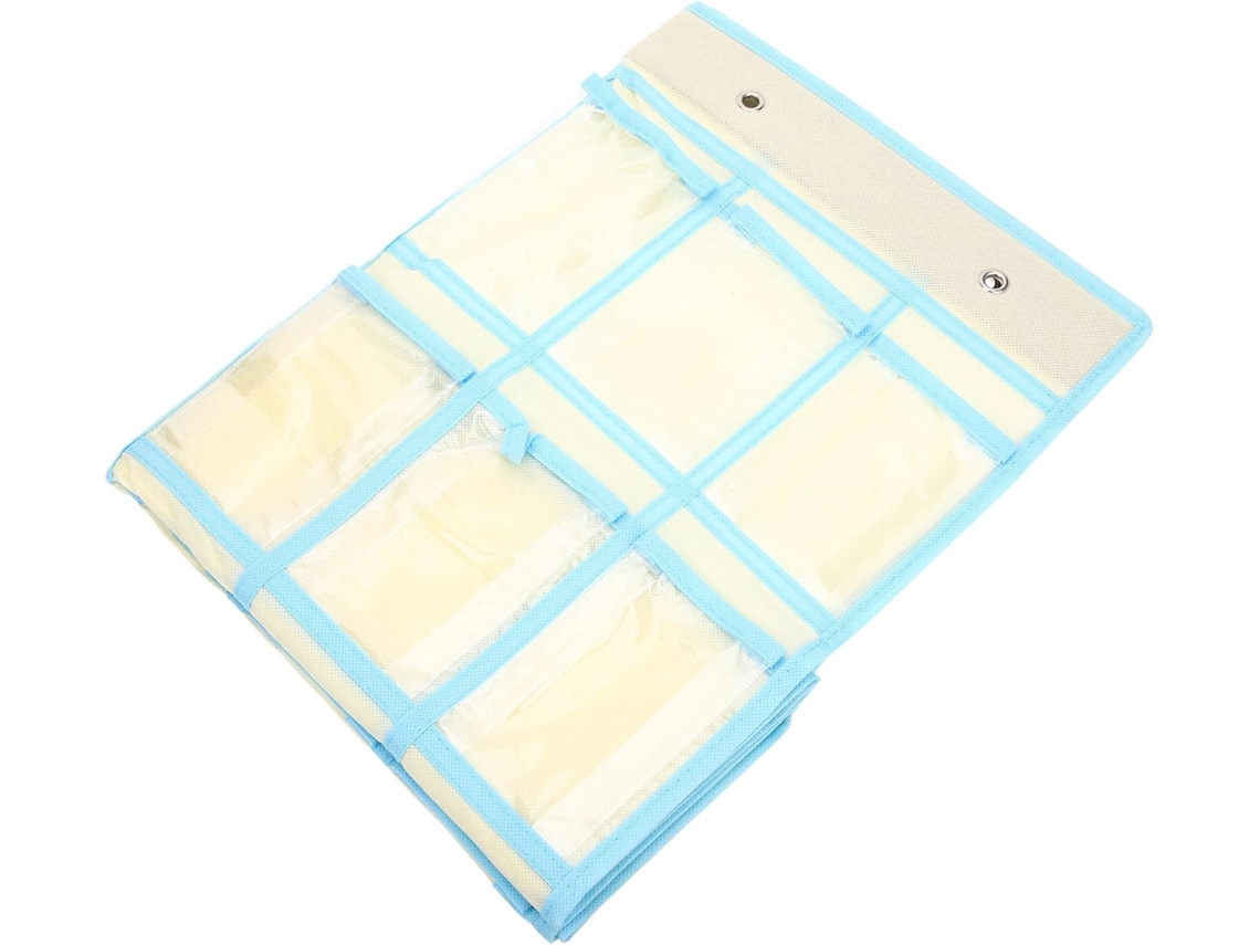 Organizador Colgante Creativo Teléfono Móvil Objetos Pequeños Tejida Beige 30 Bolsillos Estar Tela No Sala