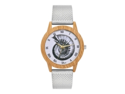 Reloj De Cuarzo Unisex Con Correa De Silicona Casual Y Business Plateado