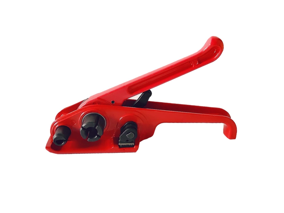 Máquina Manual Para Flejar Plástico, Tensor De Correa Rojo Para Taller, Oficina Y Escuela.