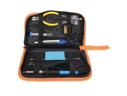 Kit De Soldador Eléctrico De 60 W Con Multímetro Y Temperatura Ajustable.
