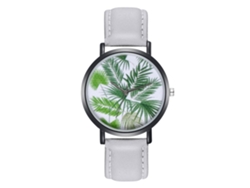 Reloj De Piel Para Mujer, Estilo Sencillo Y Elegante, Cuarzo Gris Zlf0215-h