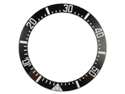 Inserto De Bisel De Cerámica De 40 Mm Para Relojes, Repuesto Con Dígitos Blancos, Accesorio Para Relojeros.