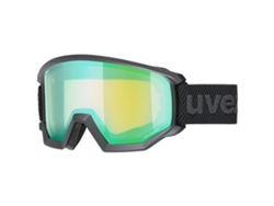 Máscara UVEX Máscara Esqui Athletic Fm Preto Mirror Green Lasergold Lite/CAT2