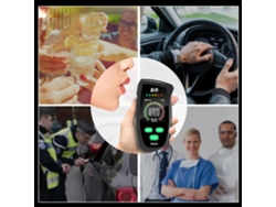 Analizador De Alcohol Portátil Con Pantalla Led Digital, Recargable Mediante Usb, De Alta Precisión.
