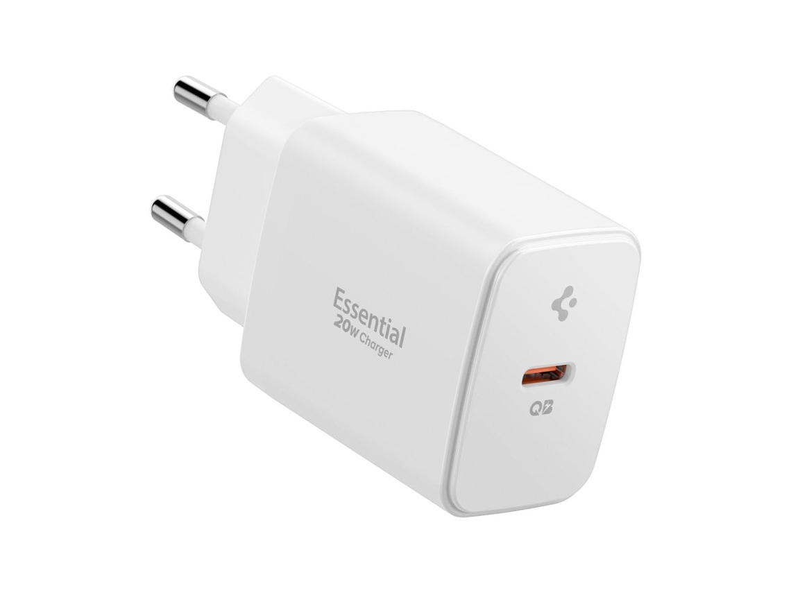 Cargador De Pared Spigen Essential Ee201eu 20w Blanco