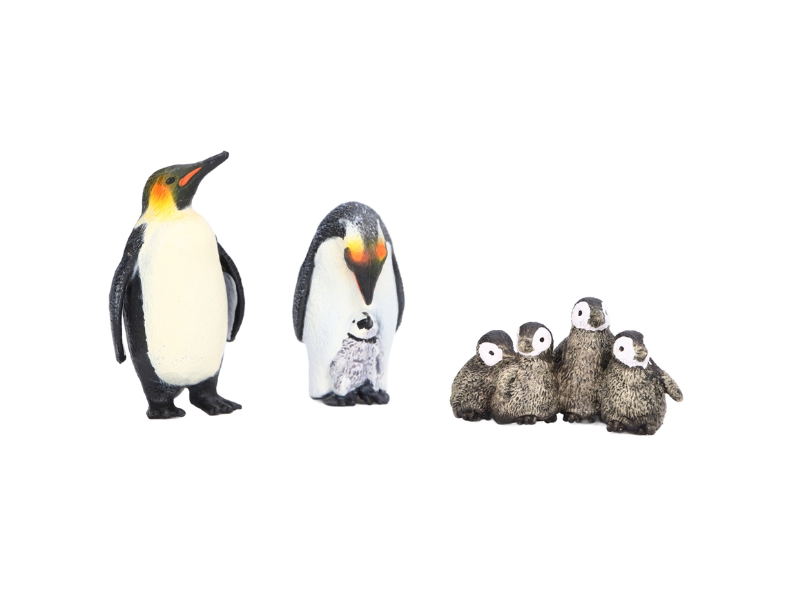 2026-3 Piezas Modelo De Pingüino Material Vinilo Seguro Inodoro Figuras De Animales Pequeños Vívidas Reales Para Mayores De 3 Años
