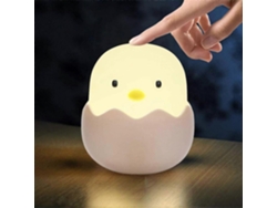 Luz nocturna LED para niños y bebés con diseño de pollito en forma de cáscara de huevo. Rosewell