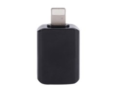 Adaptador Usb 3.0 Otg Para Teléfonos Ios, Conector De Transferencia De Datos Rápida, Negro.