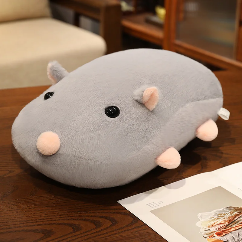 Cojín Decorativo Para Sofá Con Forma De Ratón (gris, 45 Cm)