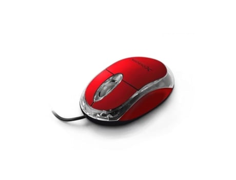 Ratón ESPERANZA Xm102R Camille (1000 dpi - Rojo)