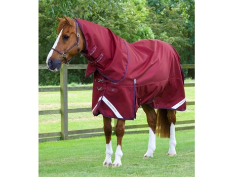 Manta de exterior para caballos con cubrecuello PREMIER EQUINE Titan 50 g
