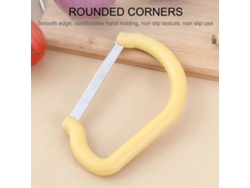 Cuchillo multifuncional serrado para cortar verduras y frutas.