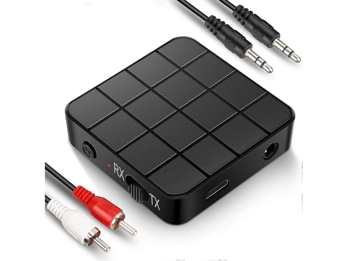 Transmisor y receptor Bluetooth 5.0 2 en 1, adaptador de audio Bluetooth para sistema estéreo doméstico Rosewell