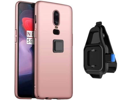 Funda Oneplus 6 Turtleshell con Soporte de Cintura Rosa