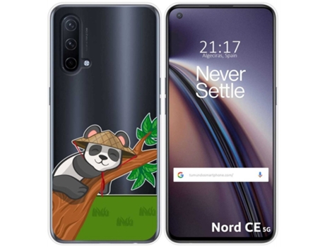 Carcasa OnePlus Nord CE 5G TUMUNDOSMARTPHONE Dibujos Transparente Multicolor
