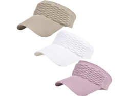 Sombrero de sol para mujer, 3 piezas, de malla elástica, de secado rápido, de ala ancha, para golf