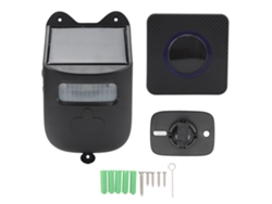 Sensor De Alarma Solar Inalámbrico Para Acera/puerta Con Detector De Movimiento Y Pantalla Digital.