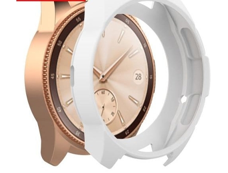 Carcasa de Reloj SLOWMOOSE de Silicona (Blanco 42 Mm)