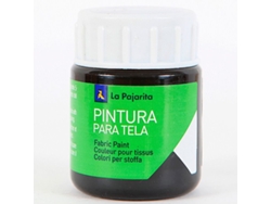 Bote de Tinta de Tisú Termoendurecible Negra LA PAJARITA (25 ml)