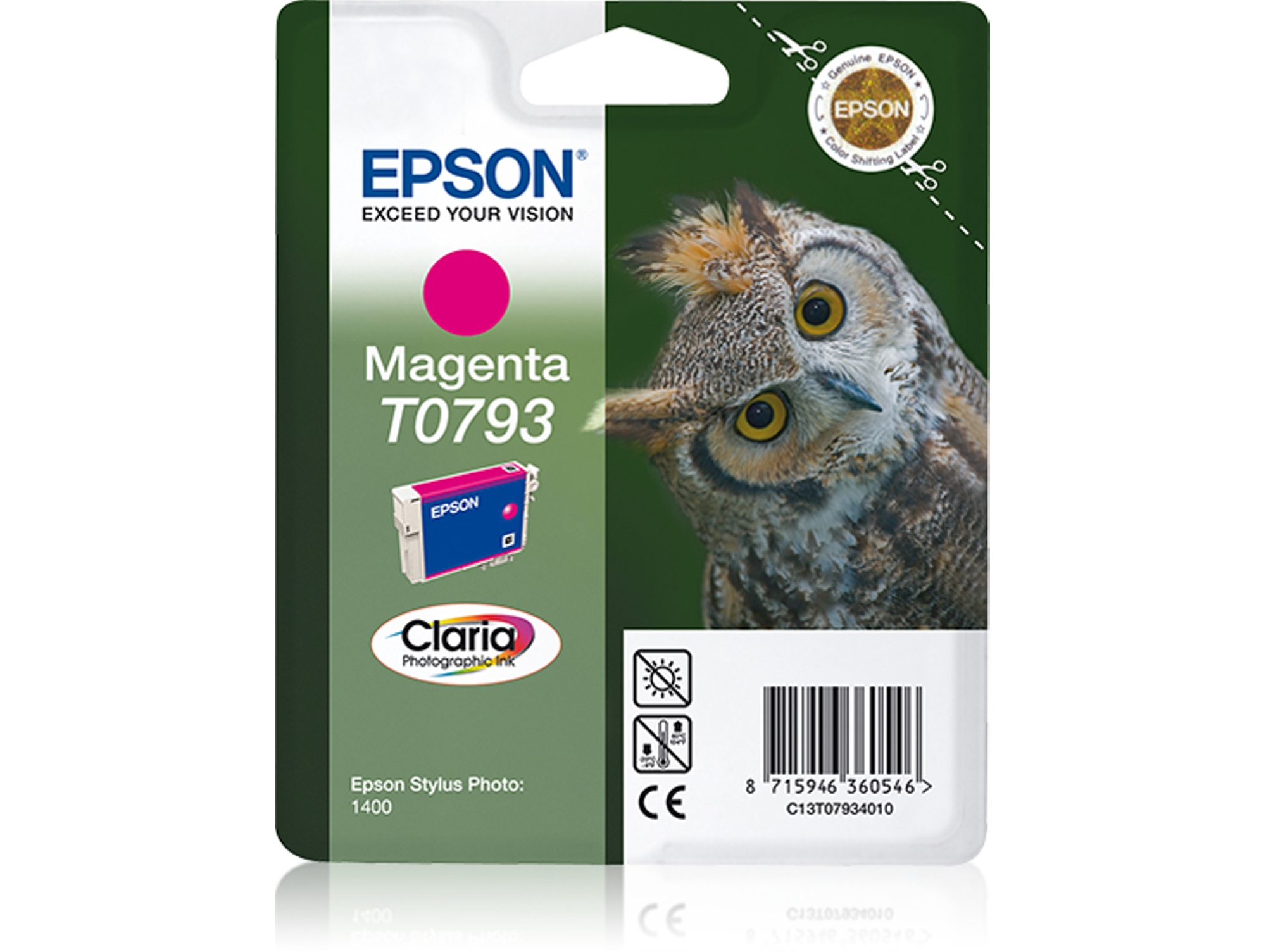 Cartucho de tinta EPSON T0793 Claria Photographic