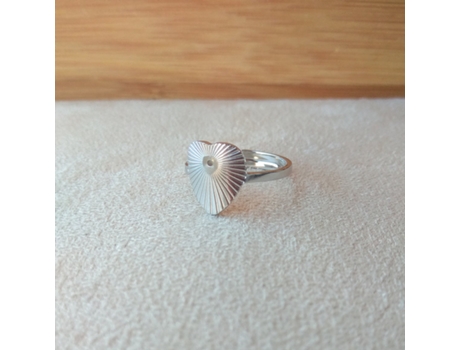 Anillo A BIJUTERIA (Acero Inoxidable - Plateado - Ajustable)