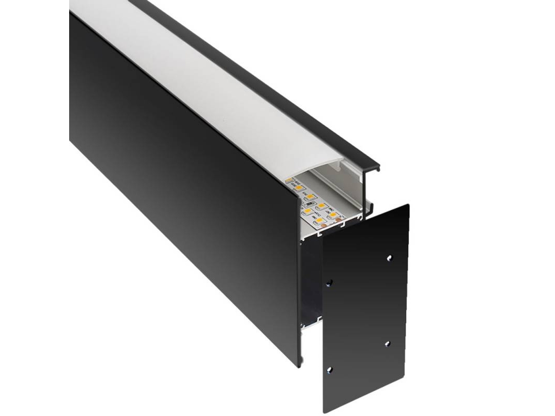 Perfil Aluminio Newwall Para Tiras Led Metro LEDBOX