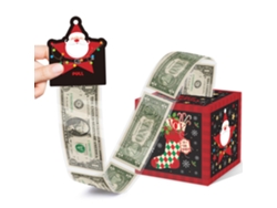 Caja de regalo navideña para dinero, organizador de dinero DIY con 50 bolsas transparentes Aeuzwr (Estilo 10)