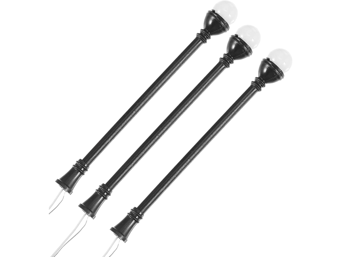 3 Lámparas Modelo Farola Mesa Arena Mini Lámparas Jardín
