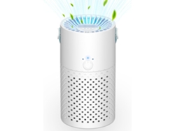Mini purificador de aire portátil, purificador de aire HEPA blanco para el hogar con cable USB para el hogar, dormitorio, oficina, habitació BISBISOUS