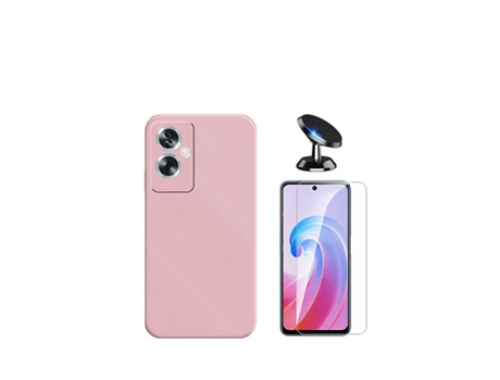 Funda Cleargorilasglass Proteção Traseira para Oppo Oppo A79 5G GIFT4ME Rosa