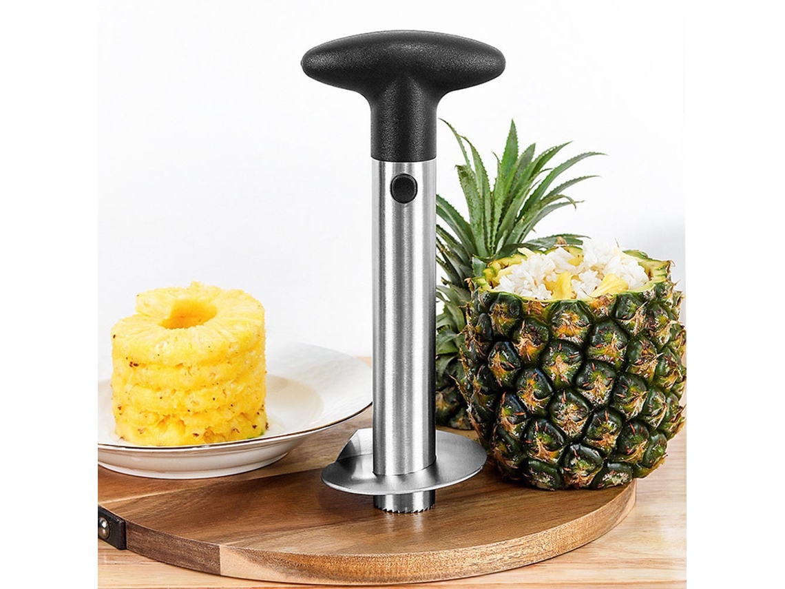 Raspador Manual De Abacaxi - Preto, Aço Inoxidável, Utensílios De Cozinha
