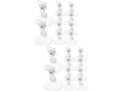 Juego de 2 abrazaderas para cortinas, fácil instalación, sin herramientas, 10 piezas x 2 Slowmoose