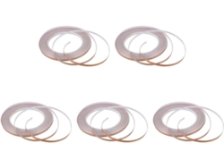5 Rollos De Cable Conductor De Cobre De 5 Mm X 30 M Con Blindaje Wfr