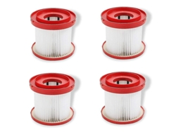 4 piezas de filtro HEPA para aspiradora en seco y húmedo compatible con 49 90 1900