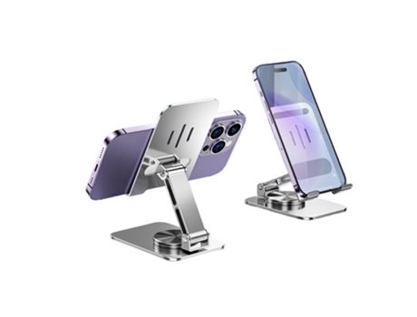 Soporte para teléfono móvil - Soporte de acero al carbono X8 Plata