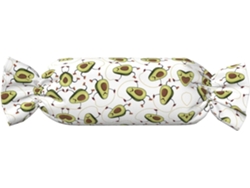 Almohada Cilíndrica Forma Caramelo Felpa Poliéster Espuma Viscoelástica Resistentes Ajustable Fácil Soporte