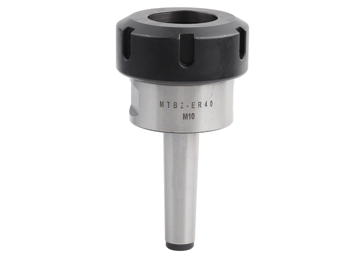 Portaherramientas Er40 M10 Con Cono Morse Mt2 Para Roscado Cnc, Acero 40cr, Alta Precisión